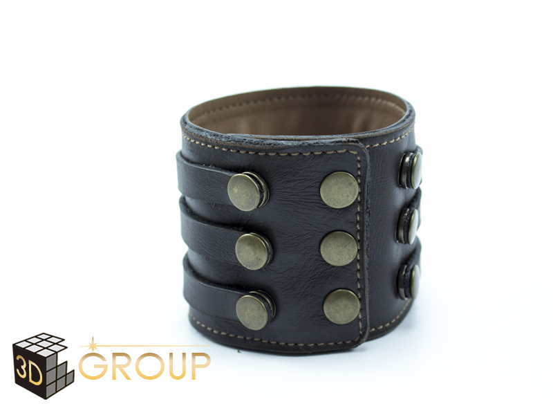 Кожаный браслет «Brown Leather Second»