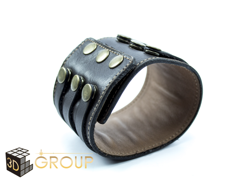 Кожаный браслет «Brown Leather Second»